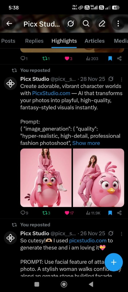 Twitter Angry Birds 11.9K Impressions